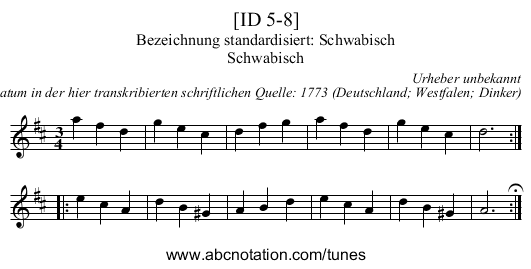 [ID 5-8] - staff notation