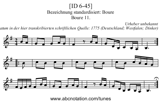 [ID 6-45] - staff notation