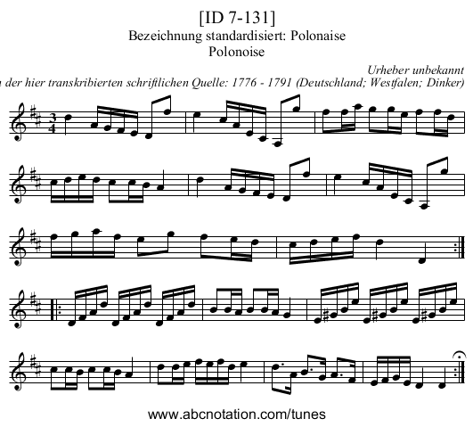 [ID 7-131] - staff notation