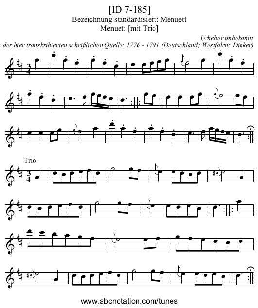 [ID 7-185] - staff notation