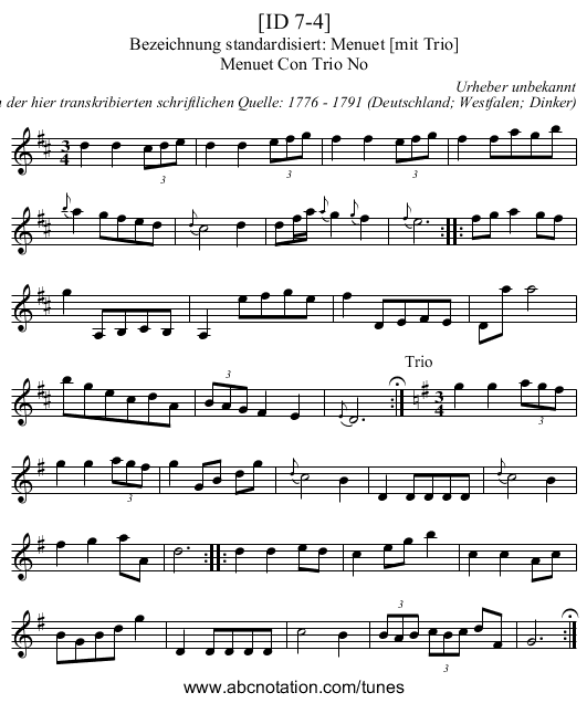 [ID 7-4] - staff notation
