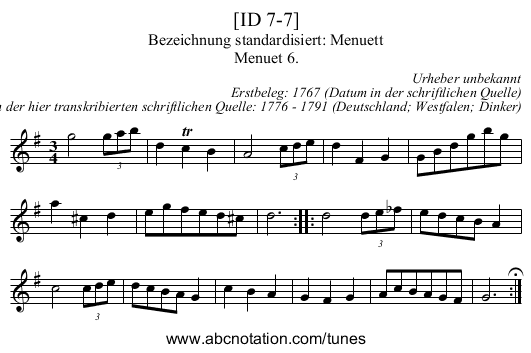 [ID 7-7] - staff notation