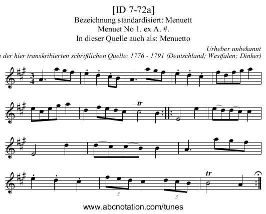 [ID 7-72a] - staff notation