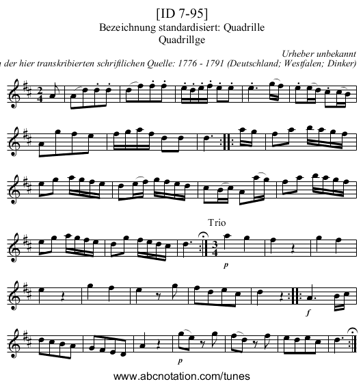 [ID 7-95] - staff notation