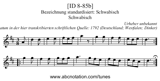 [ID 8-85b] - staff notation