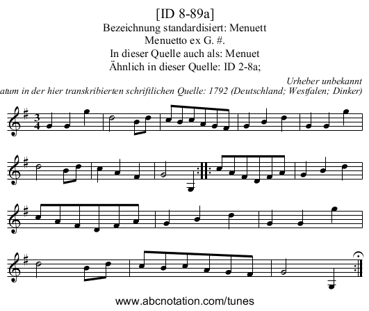 [ID 8-89a] - staff notation