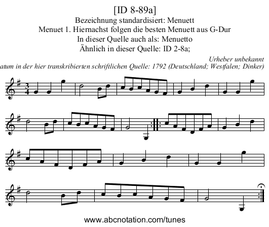 [ID 8-89a] - staff notation