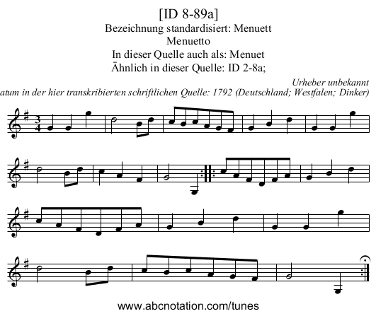 [ID 8-89a] - staff notation