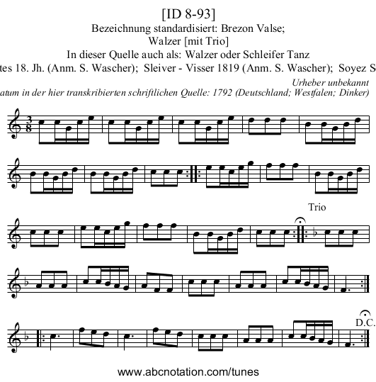 [ID 8-93] - staff notation