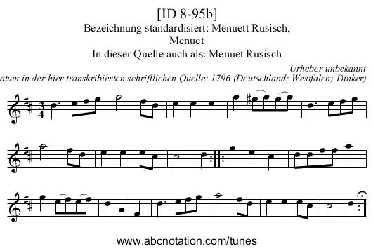 [ID 8-95b] - staff notation