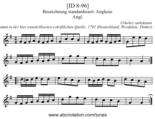 [ID 8-96] - staff notation