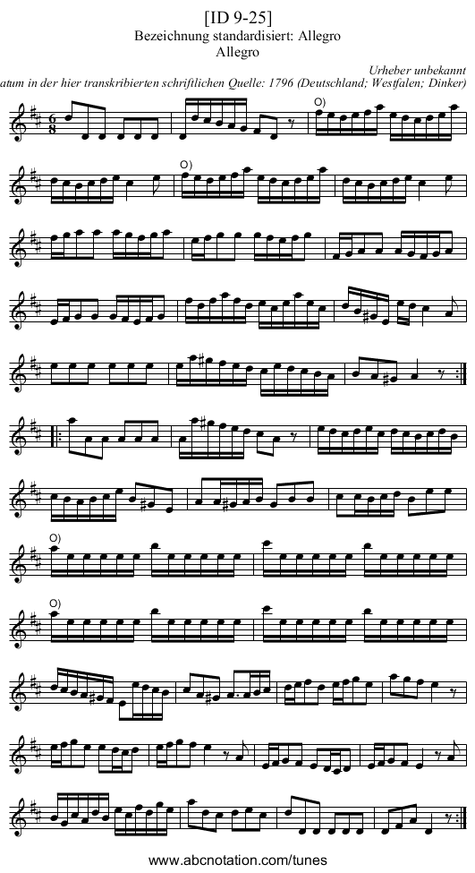 [ID 9-25] - staff notation