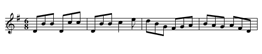 Idle Road - staff notation