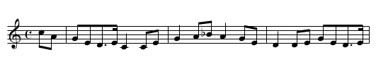 If all the sea were ink - staff notation