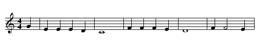 If He's Good Enough For Lindy - staff notation