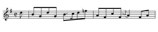 If I Had a Bonny Lass - staff notation