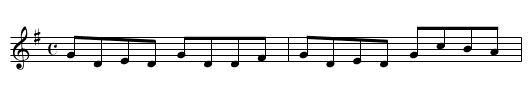 If the Wind would Shed the Barley - staff notation