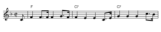 Igelkottaskinnet - staff notation