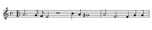II. Flow my tears - staff notation