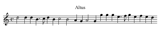 II. Joy, Joy doth so arise - staff notation