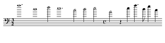 II. Sweet stay a while, - staff notation