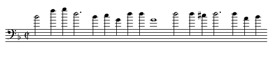 II. Whoever thinks or hopes of love for love - staff notation