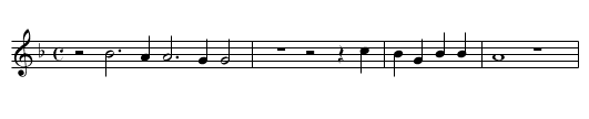 III. Sorrow sorrow stay, - staff notation