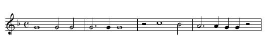 IIII. Dye not beefore thy day, - staff notation