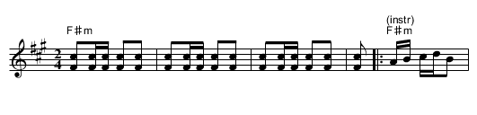 Ikariotikos (1) - staff notation