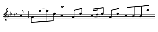 I'll gae nae mair to your Town - staff notation