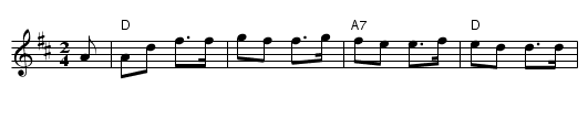 I'll Tell Me Ma - staff notation
