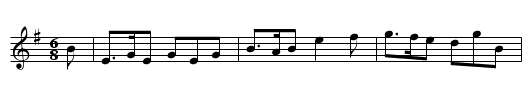 I'll Touzle your Kurchy. - staff notation