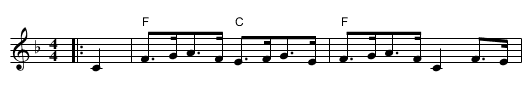 Ilmington Lively Jig, The - staff notation
