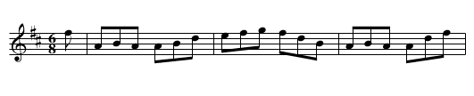 I'm a Young Man - staff notation