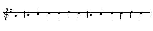 I'm bubbled - staff notation
