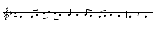 In Bethlehem City - staff notation