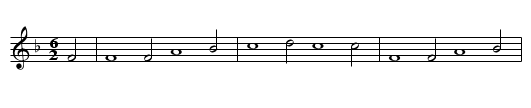 In dulci jubilo - staff notation