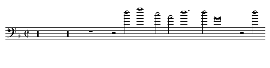 In Nomine - staff notation