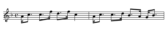 In the Gloamin' - staff notation