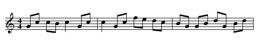 In Walked Dalai - staff notation