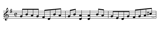 Indian and the Woodhen - staff notation