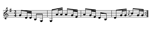 Indian Eat the Woodchuck [3] - staff notation