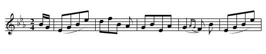 Infant Lyra. G&D_1826.23, The - staff notation