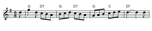 Ingalls' Jingle - staff notation