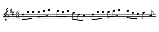 Ingonish Jig - staff notation