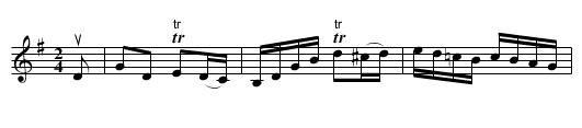 Inimitable -- Reel - staff notation