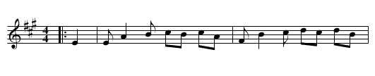 Inman Line - staff notation