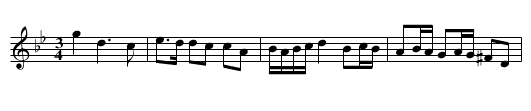 Innerståfrid'n (senpolska från östra Jämtland) - staff notation