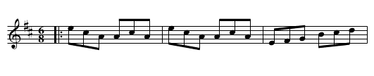 Inocent Maid, the  - staff notation