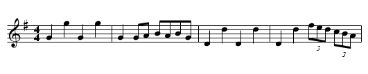 Introduction and Interlude - staff notation